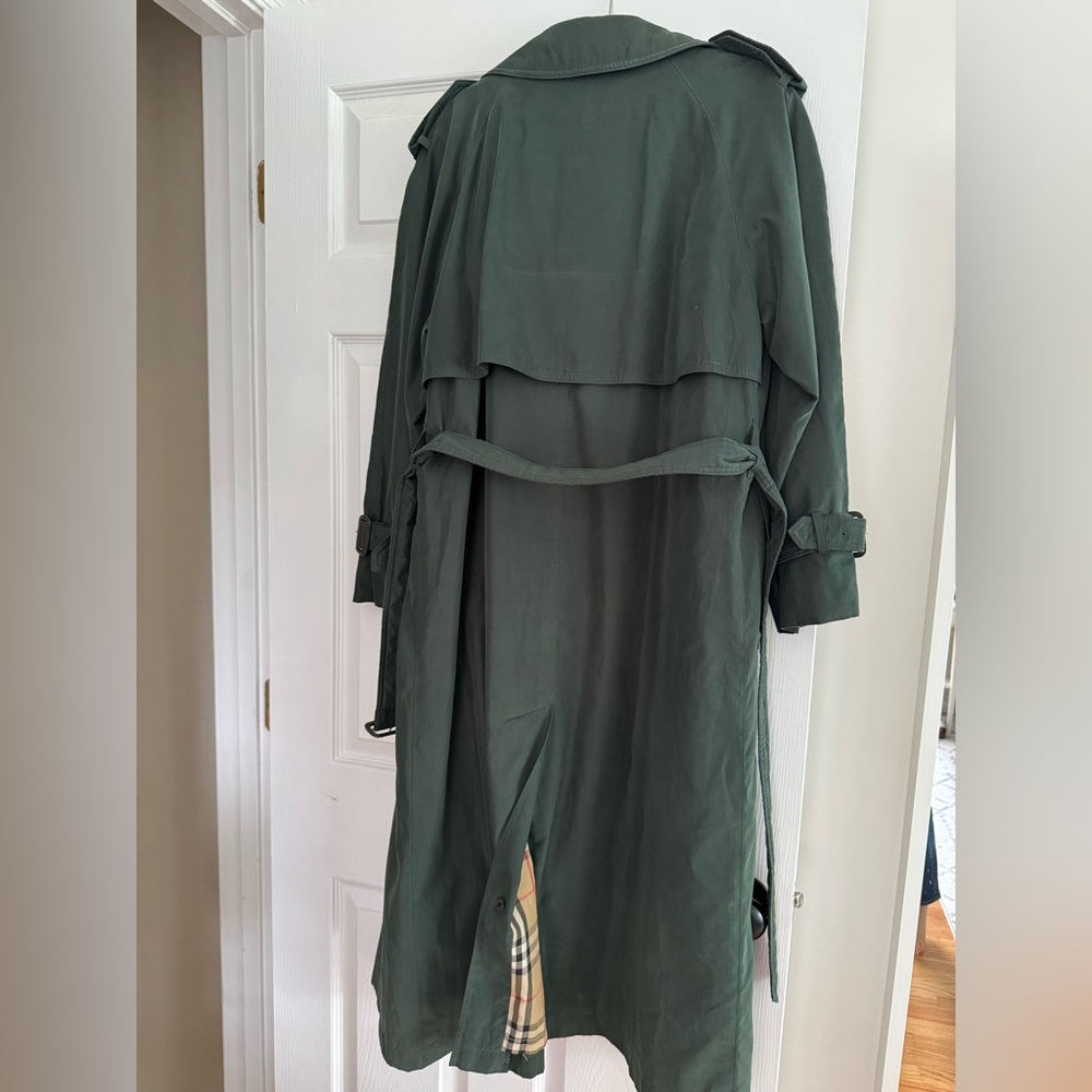 Vintage Burberry Trench Coat size 4 - Picture 3 of 8